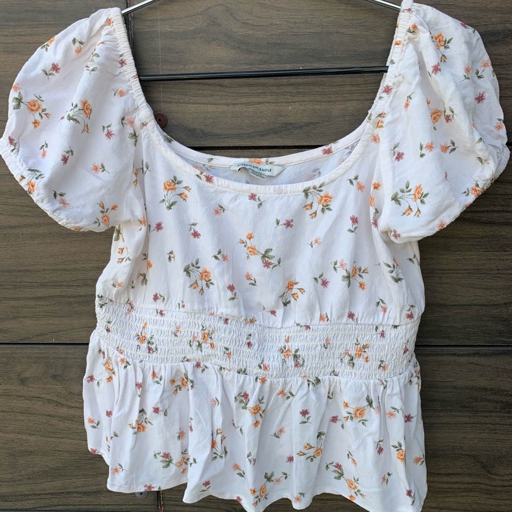 American Eagle Floral Top - Picture 2 of 5